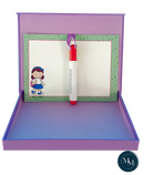 CAIXA LIVRO LOUSA MENINA